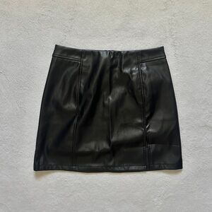 Nasty Gal Faux Leather Skirt